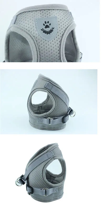 Pet Dog Harness and Leash Set Puppy Cat Chest Strap Reflective for Small Medium Dogs Cat Harnesses Vest Pug Chihuahua Bulldog