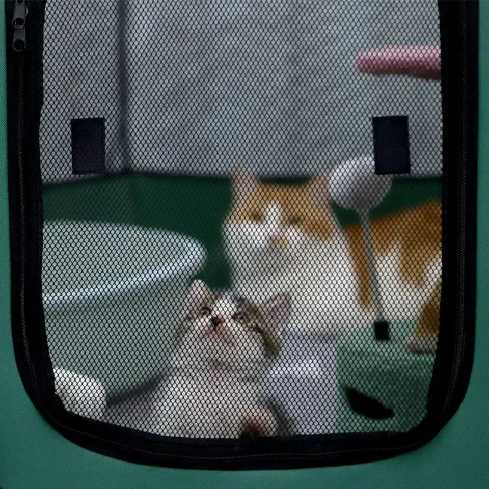 Pet tent octagonal cage fence cat cage foldable cat cage small dog cage four season universal cat delivery room