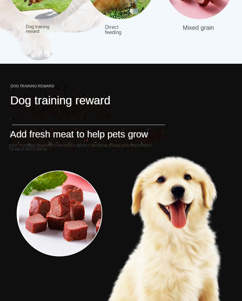Dog Snacks Beef Beef Strip Pet Snacks 500 g/bag Pet Teddy Golden Hair Beef Strip