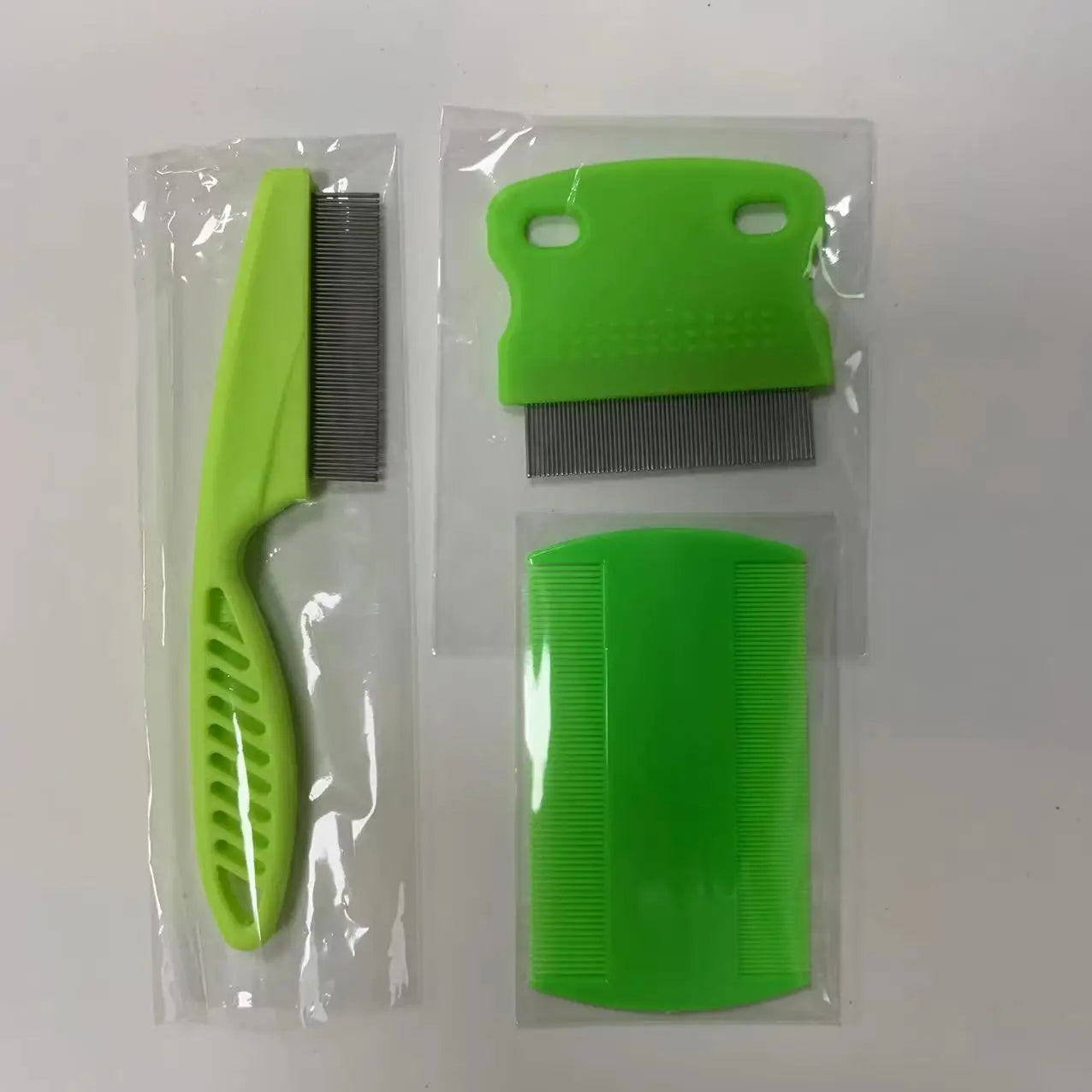3 Pcs/set Pet Comb Pet Tear Stain Remover Dog Grooming Comb Gently Removes Mucus and Crust Small Lice Flea Combs Cats Supplies